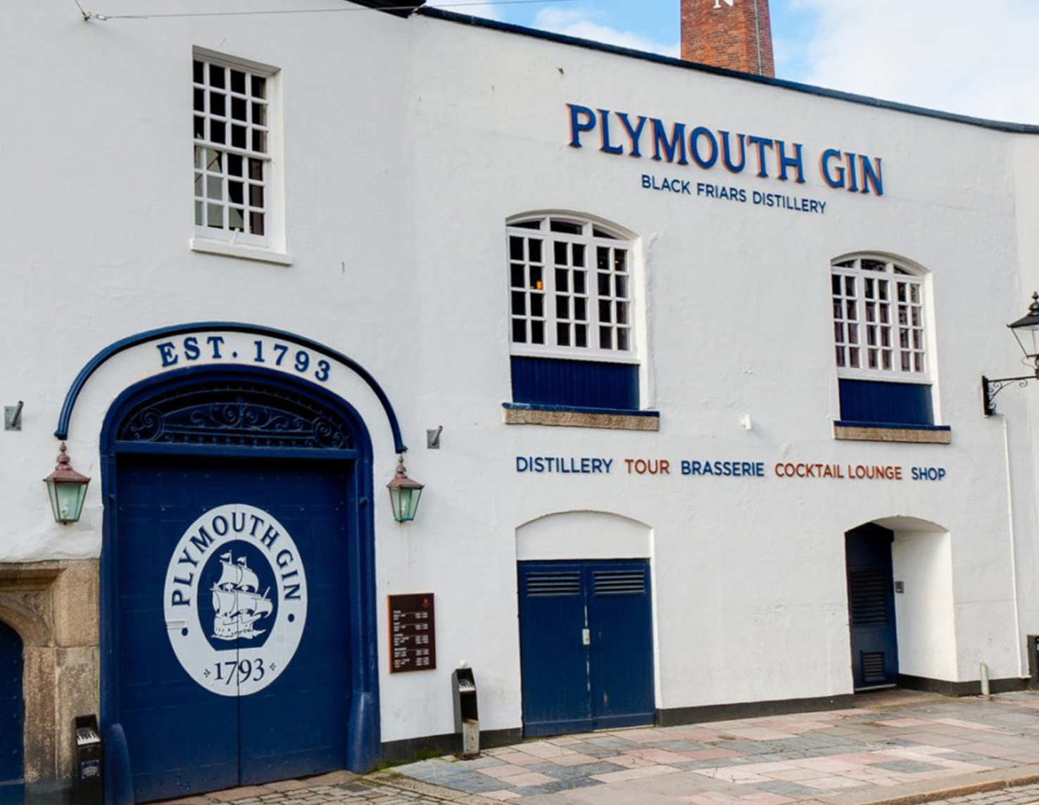 Plymouth Gin Distillery Front