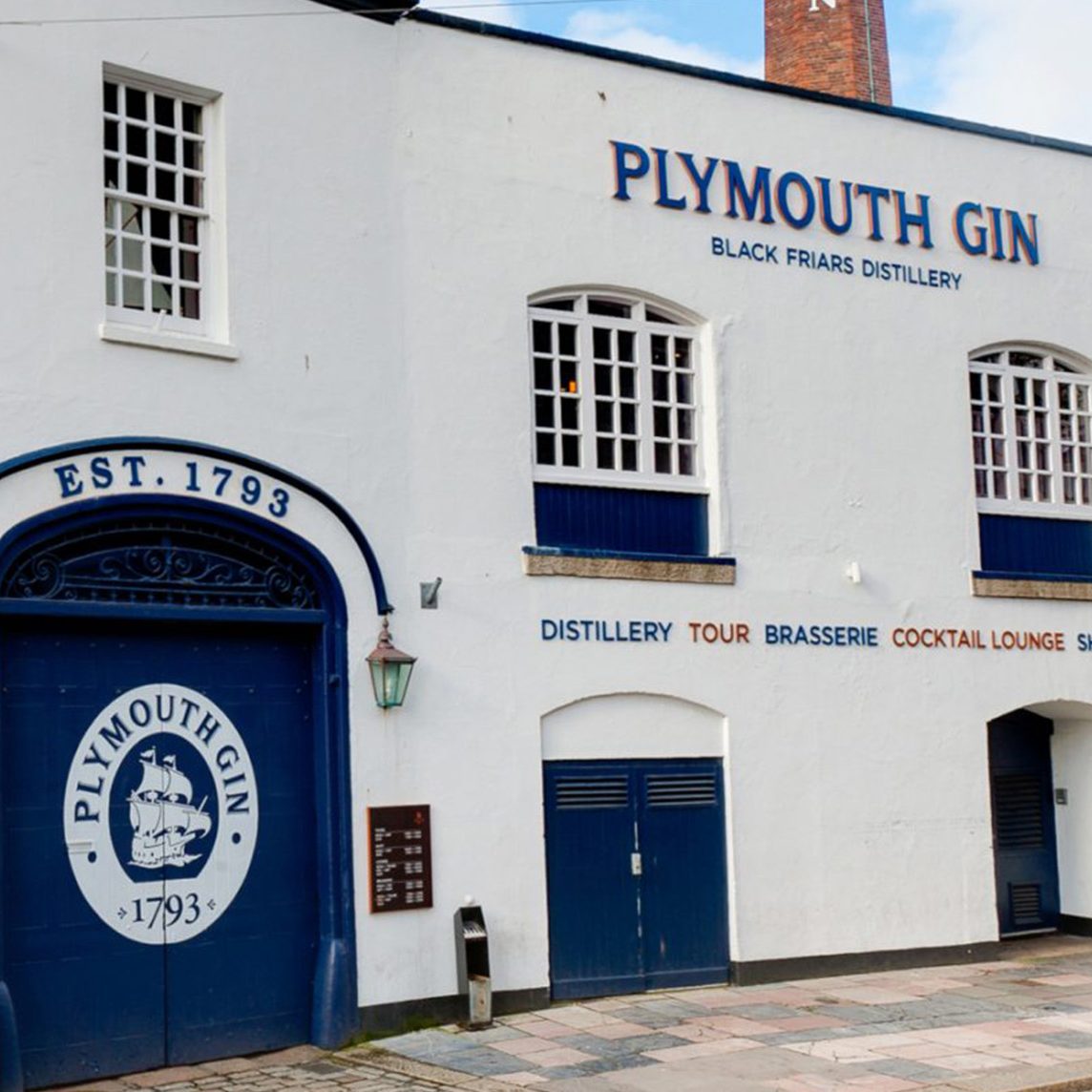 Plymouth Gin Distillery Front